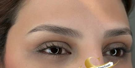 Sourcils — avant